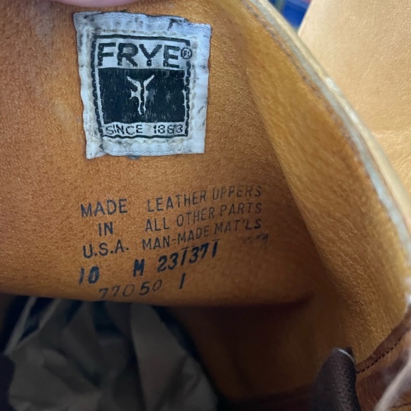 😍 FRYE Campus boots saddle sunrise banana size 10 - Picture 3 of 7